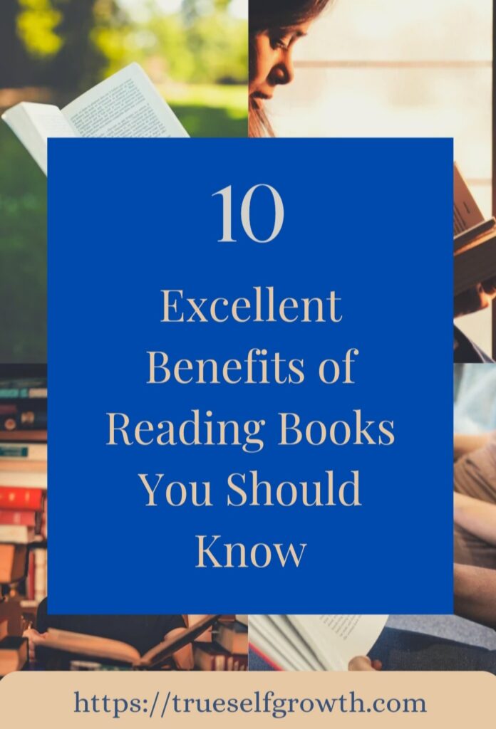 benefits of reading books pin