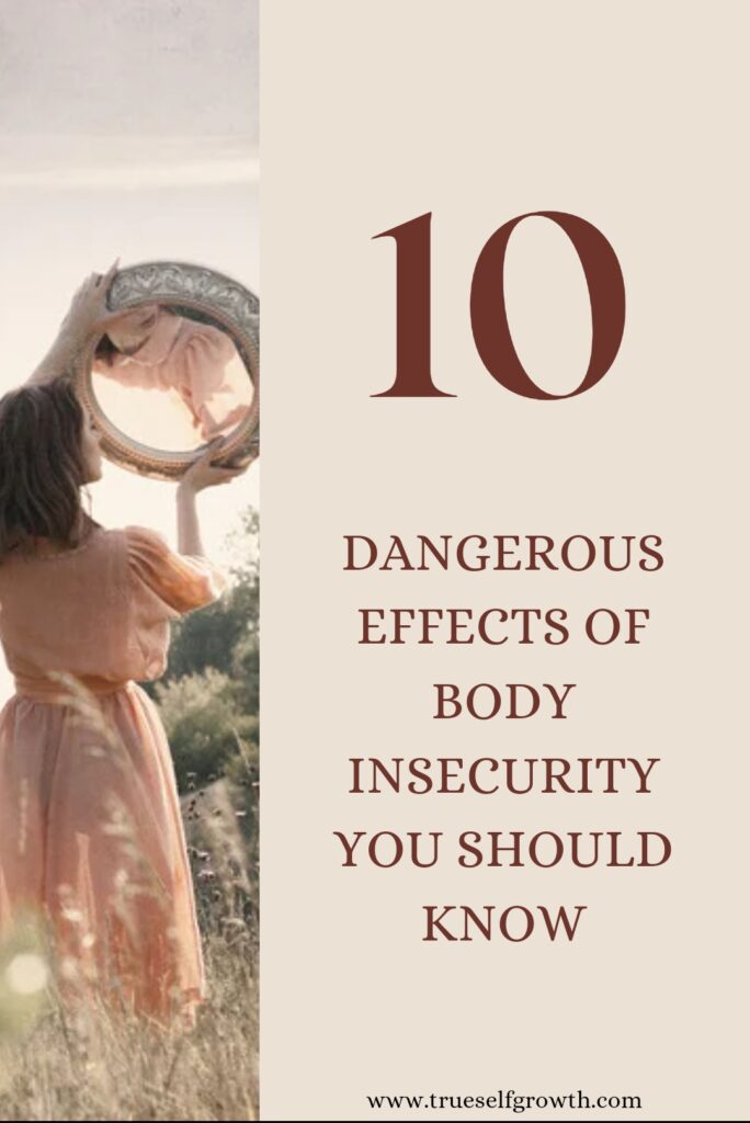 Effects of body insecurity pinterest